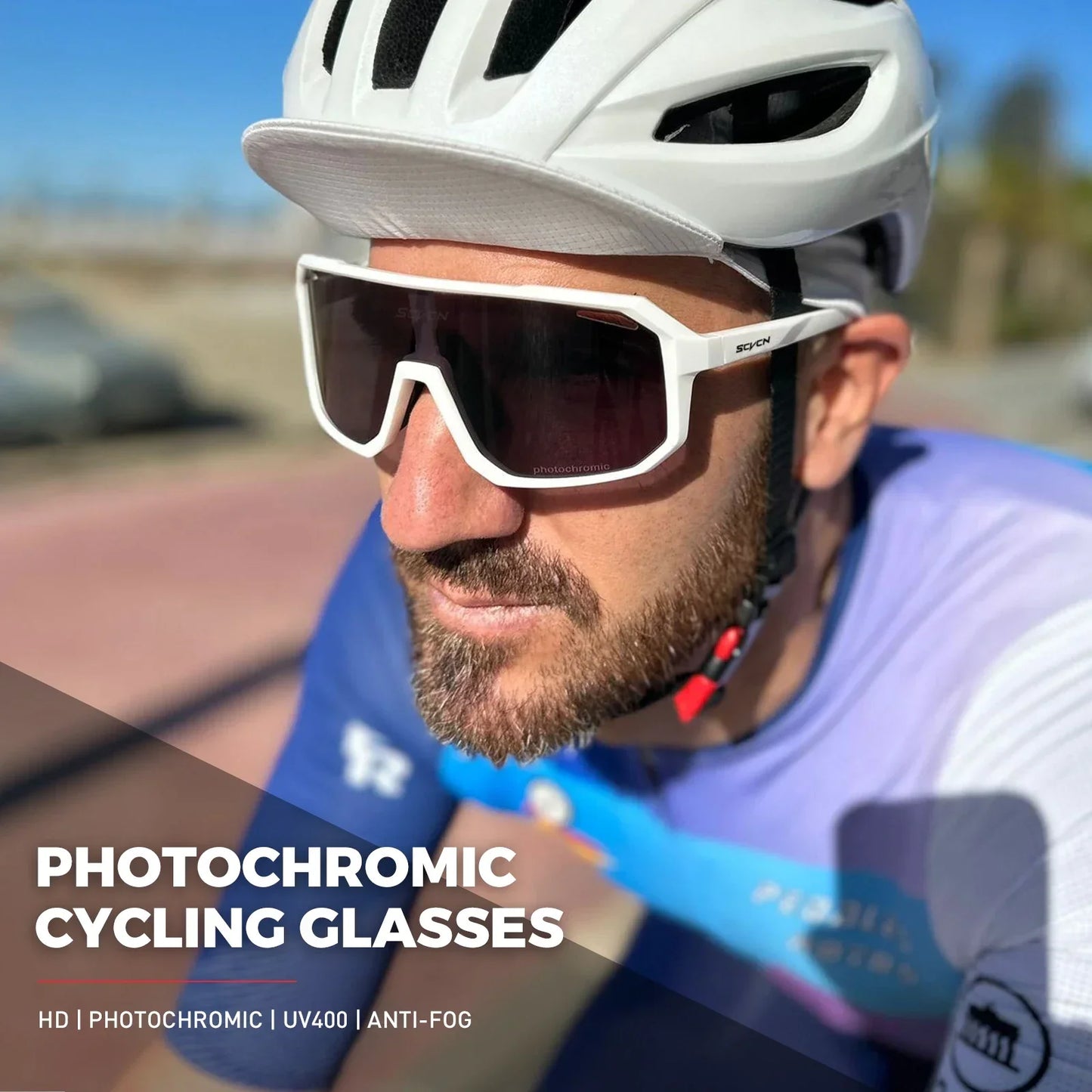 Photochromic Cycling Sunglasses MTB Glasses Road Bike Cycling UV400 Goggles Men Women Outdoor Bicycle Sports Eyewear New