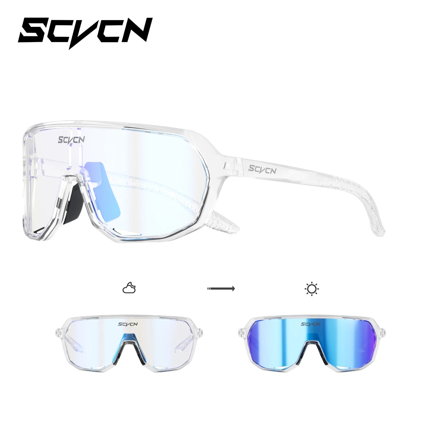 Photochromic Cycling Sunglasses MTB Glasses Road Bike Cycling UV400 Goggles Men Women Outdoor Bicycle Sports Eyewear New